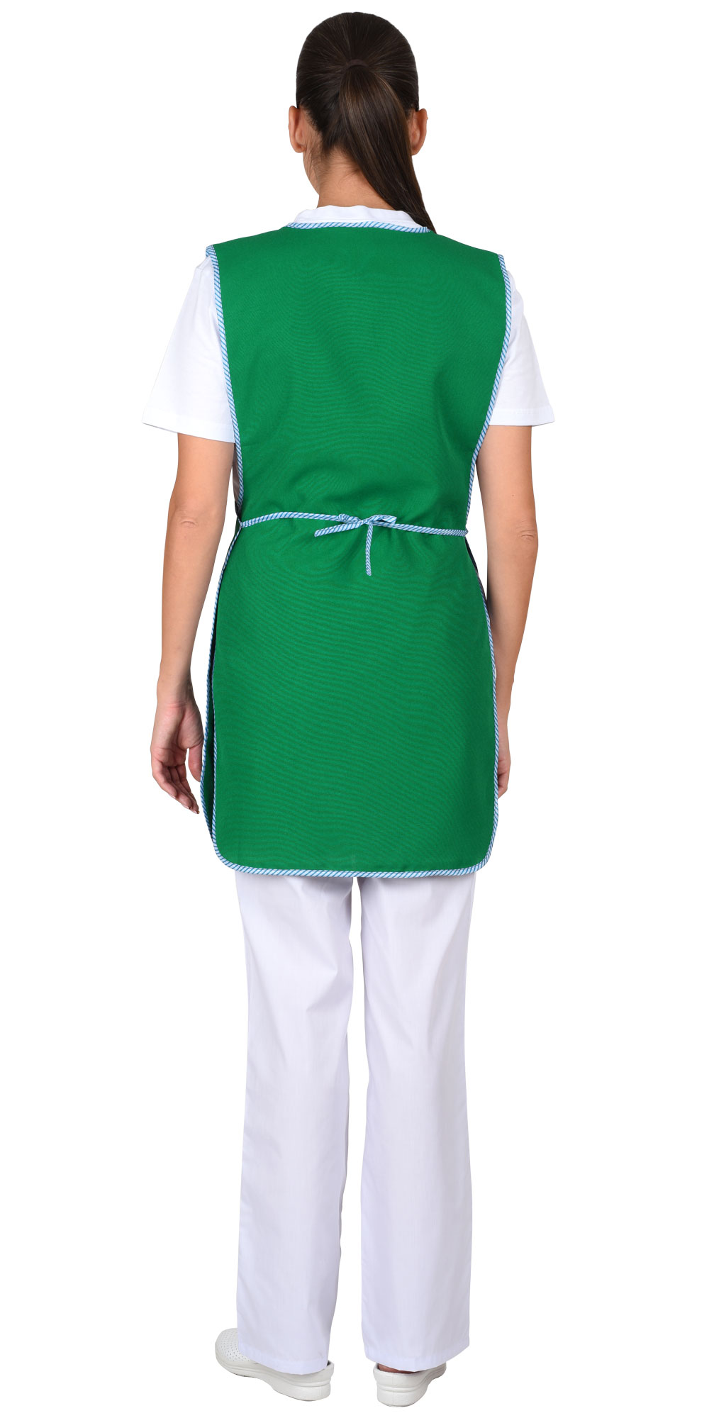 Фартук «Весна» зелёный