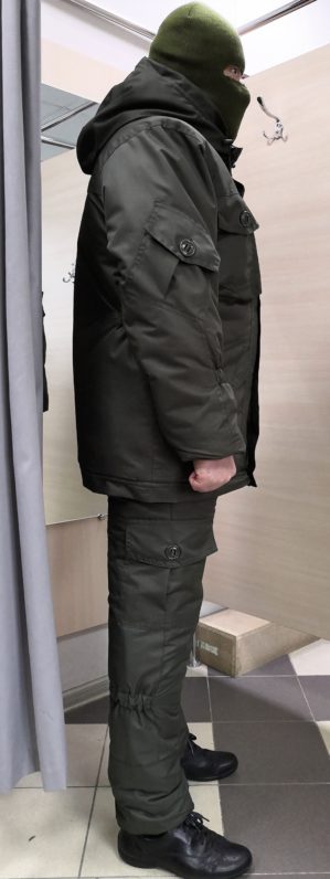 Костюм “Горка Геркулес”, арт. 5530, Премиум класс, куртка+брюки, цвет хаки, термофин+термофольга, зима