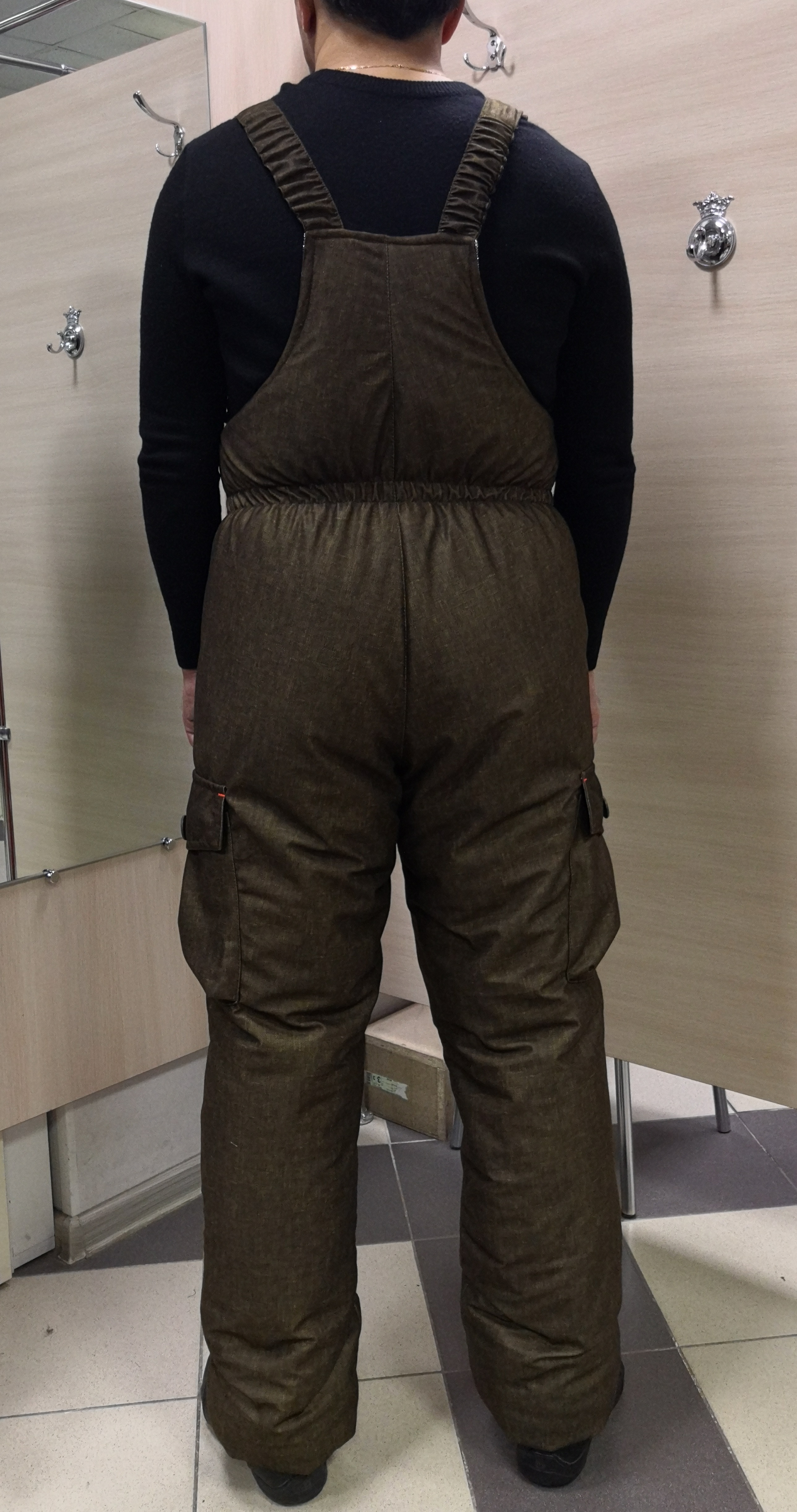 Костюм “Горка Рысь”, куртка+п/к, цвет хаки коричневый, термофин+термофольга, зима