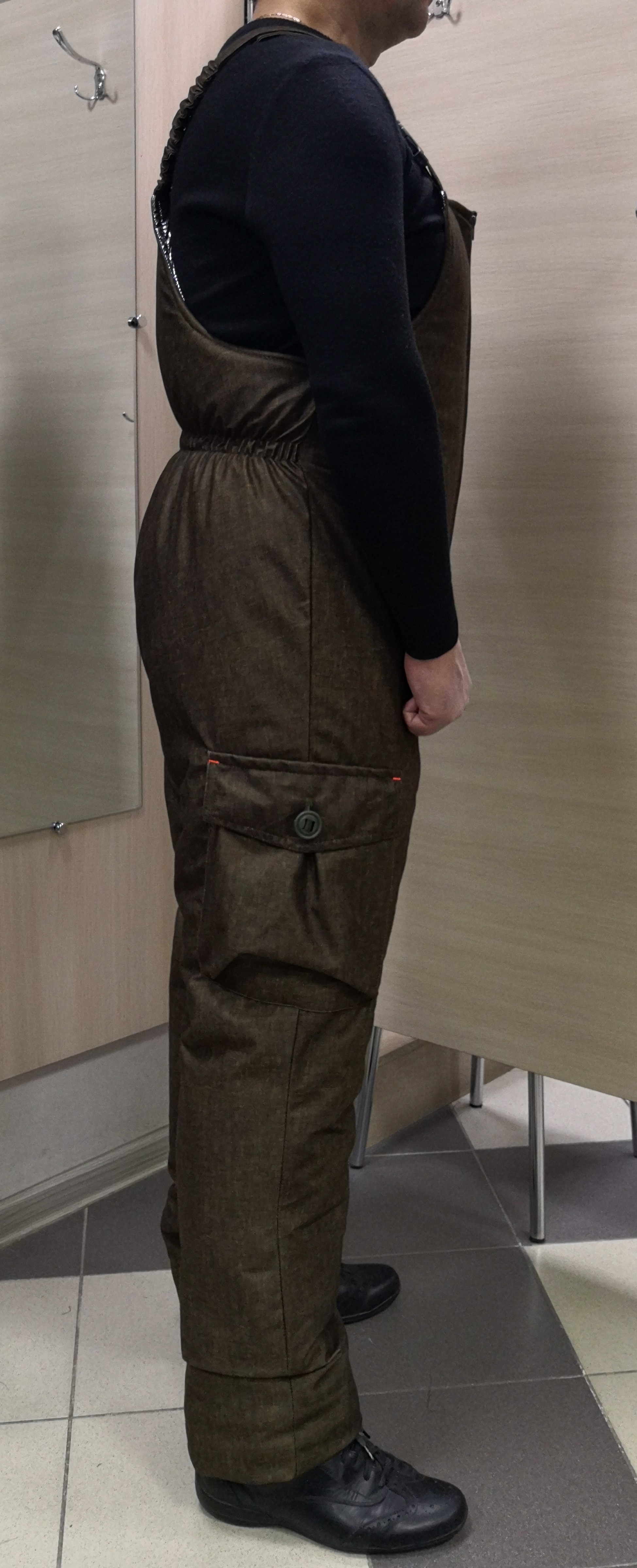 Костюм “Горка Рысь”, куртка+п/к, цвет хаки коричневый, термофин+термофольга, зима