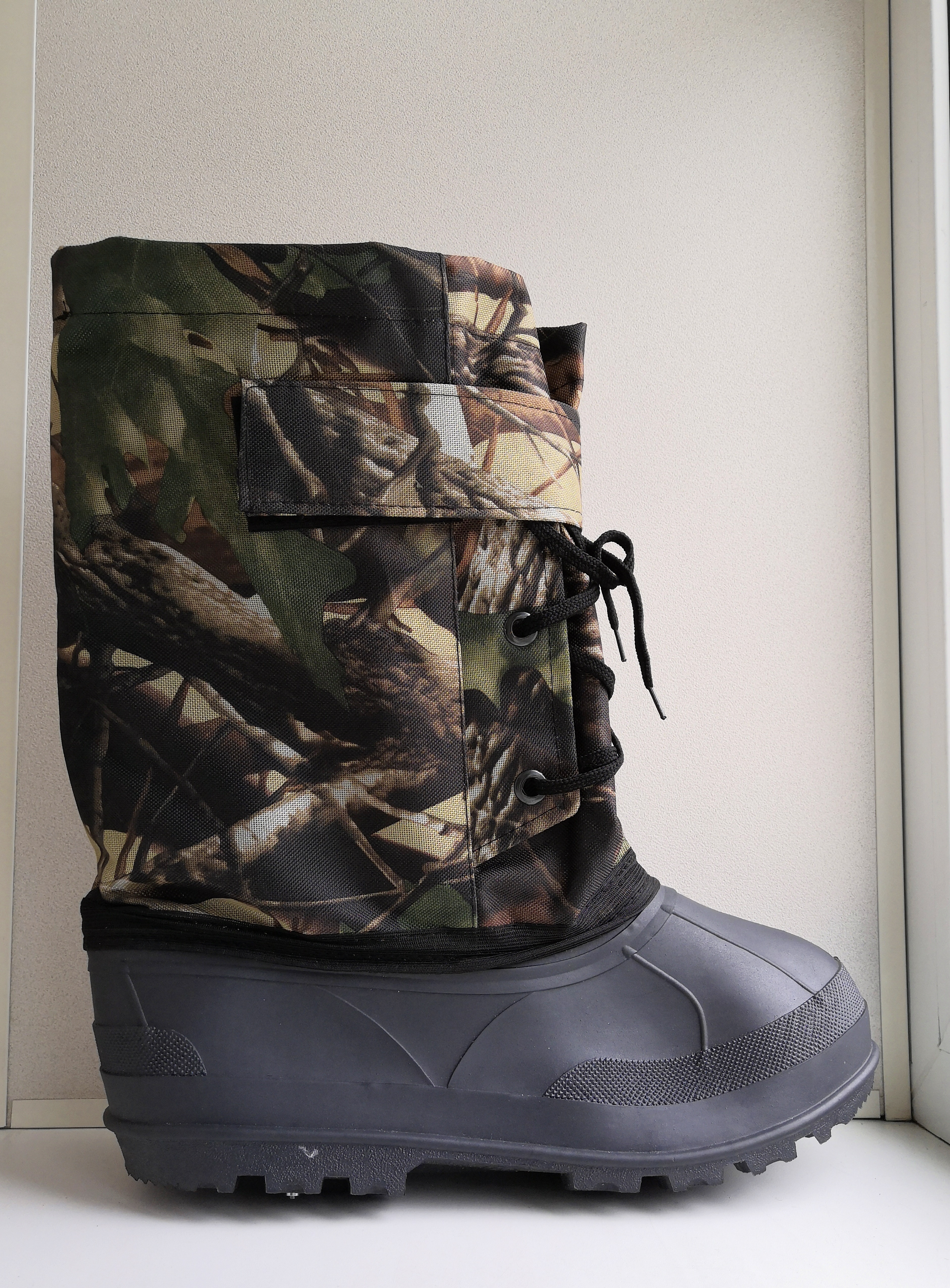 Бахилы охотничьи зимние с шипами, вставной чулок