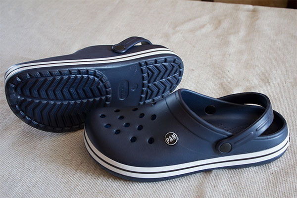 Сабо женские ЭВА тёмно-синие