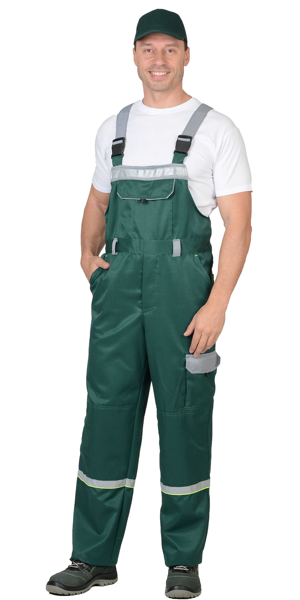 Костюм рабочий «Практик» зелёный, куртка+п/к