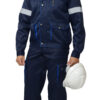 Костюм рабочий “Титан” куртка+п/к, синий с васильковым