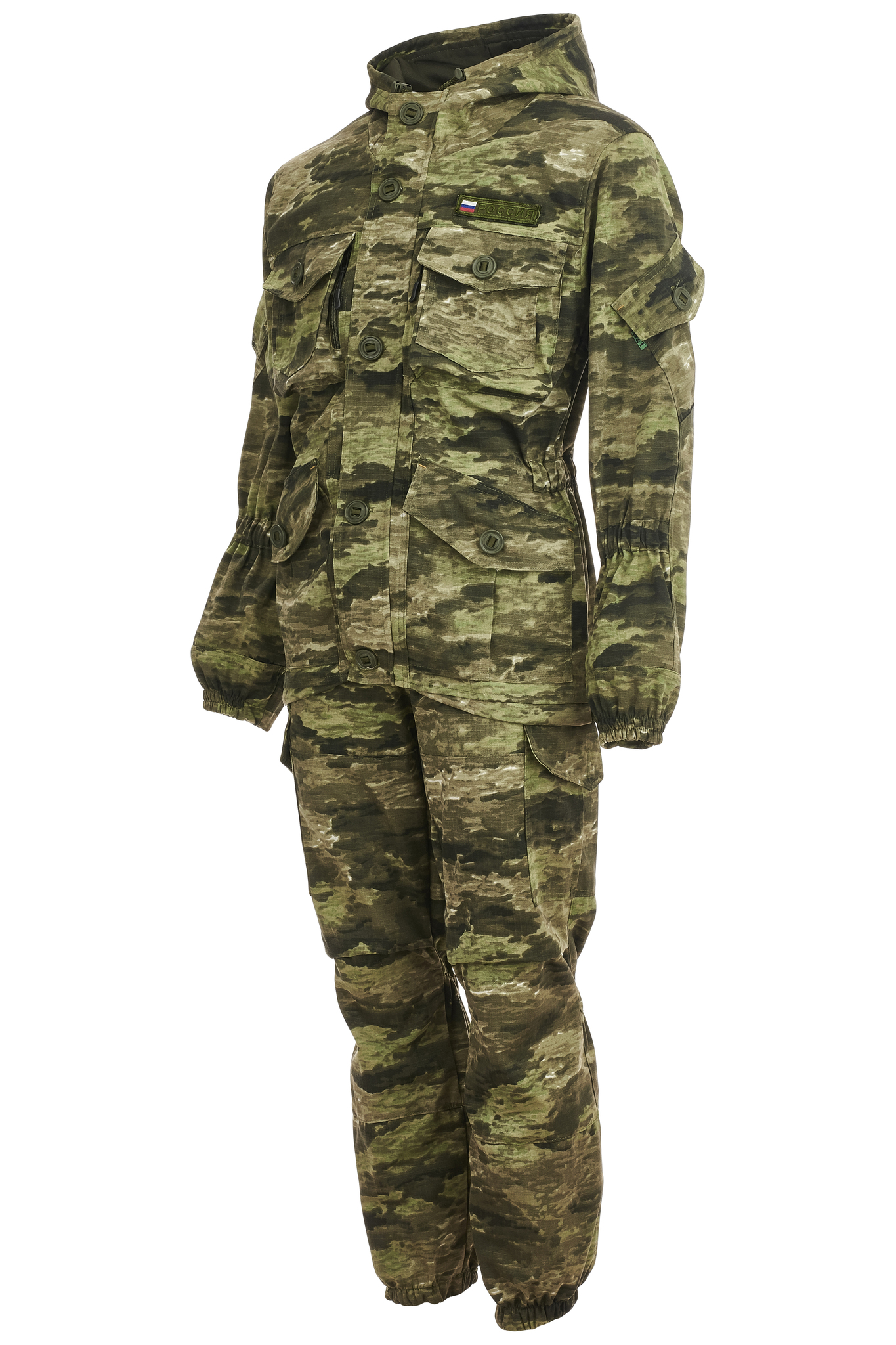 Костюм арт.4810 «Горка-Капрал светлый», Премиум класс, армированная ткань, термофин+термофлис, зима