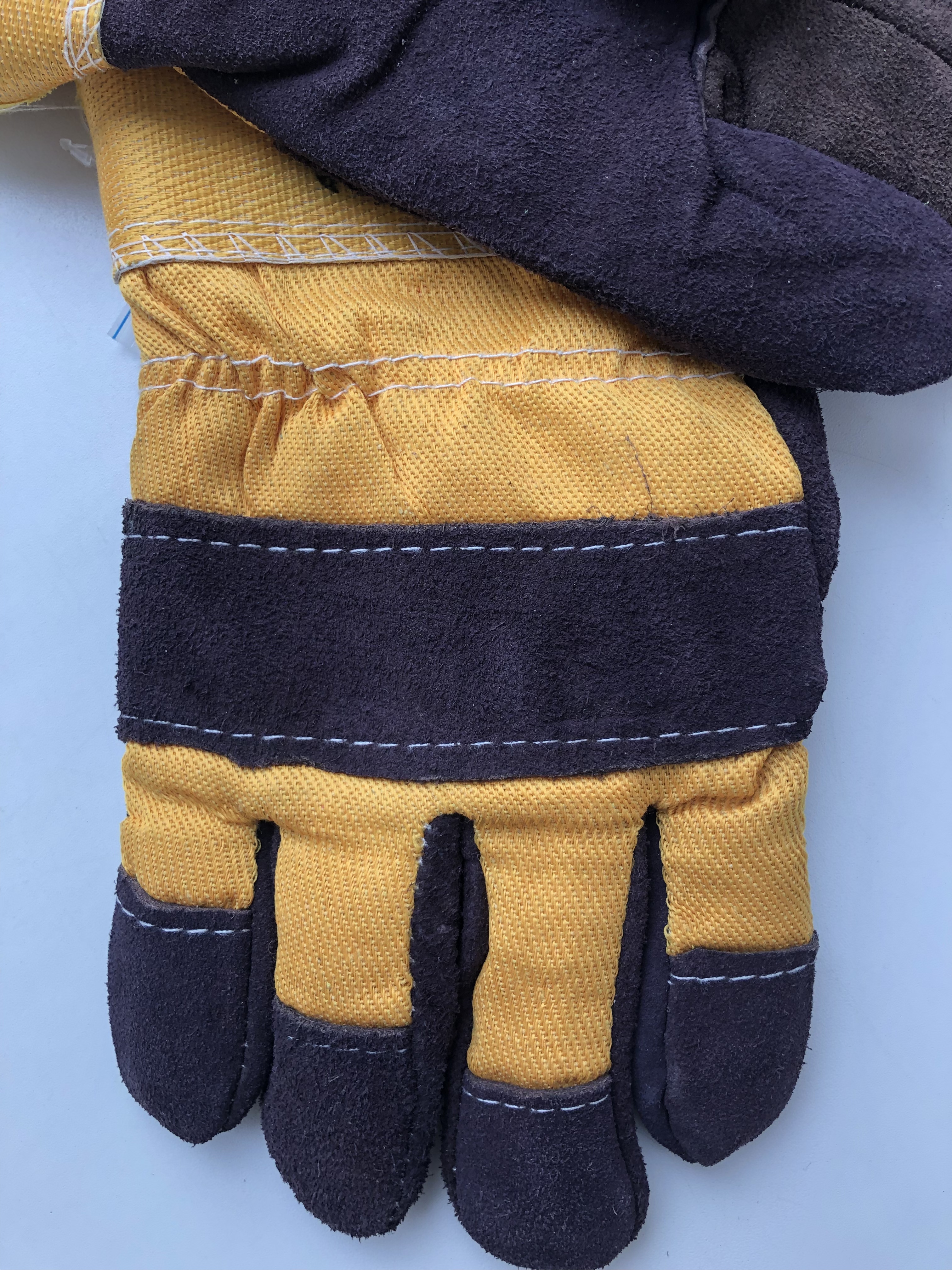 Перчатки утепленные спилковые комбинированные «Ангара»