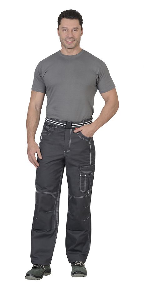 Брюки рабочие «Статус» серые