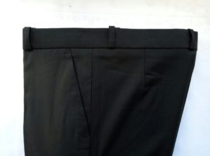 Стильные детские брюки классические чёрные