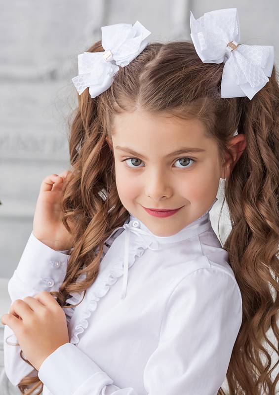 Бант «Инесса» белый