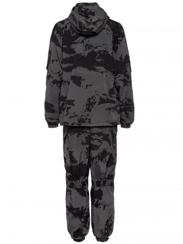 Костюм «Горка» серо-чёрный кмф, арт. 5518, Премиум класс, демисезон, армированная ткань, утеплитель: термофлис