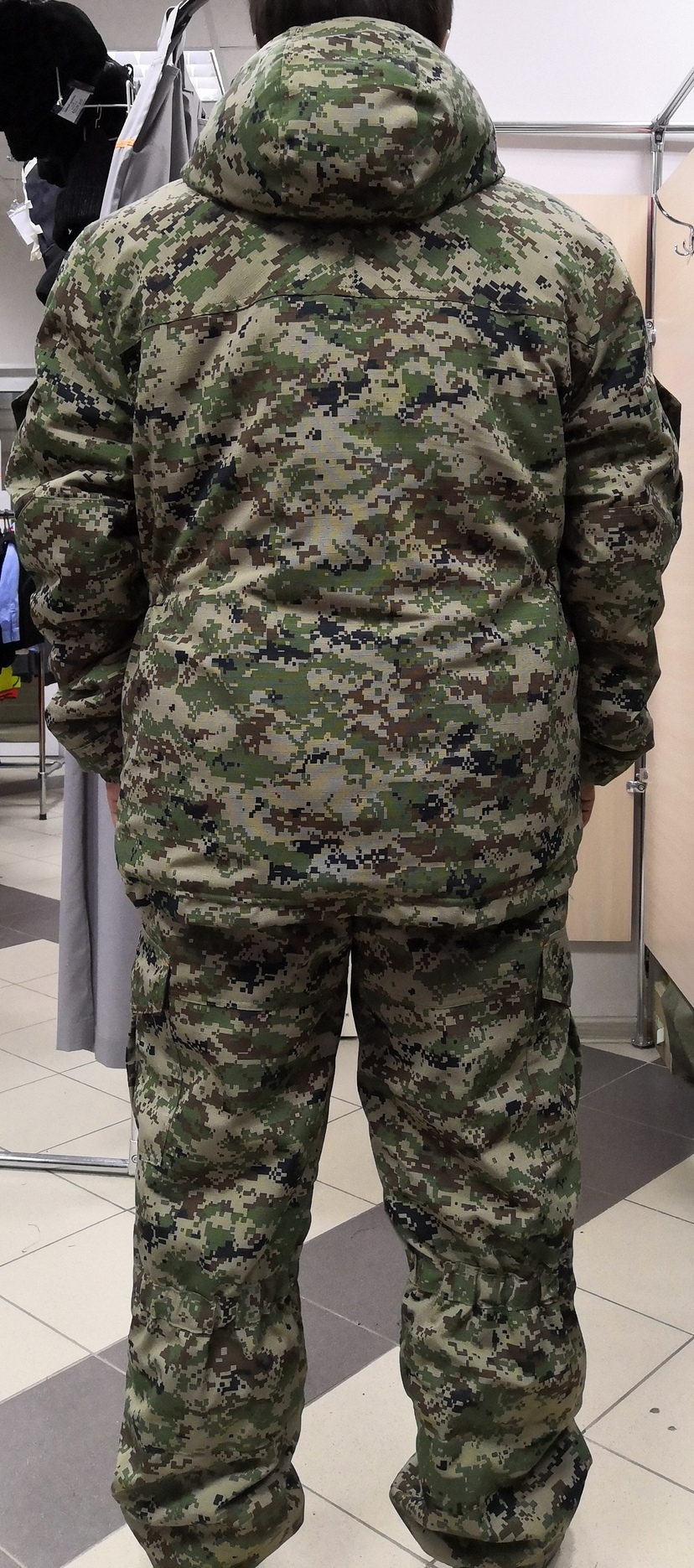 Костюм арт.4911 «Горка Пиксель-Ровер» Премиум класс, зима, армированная ткань+термофин+термофольга