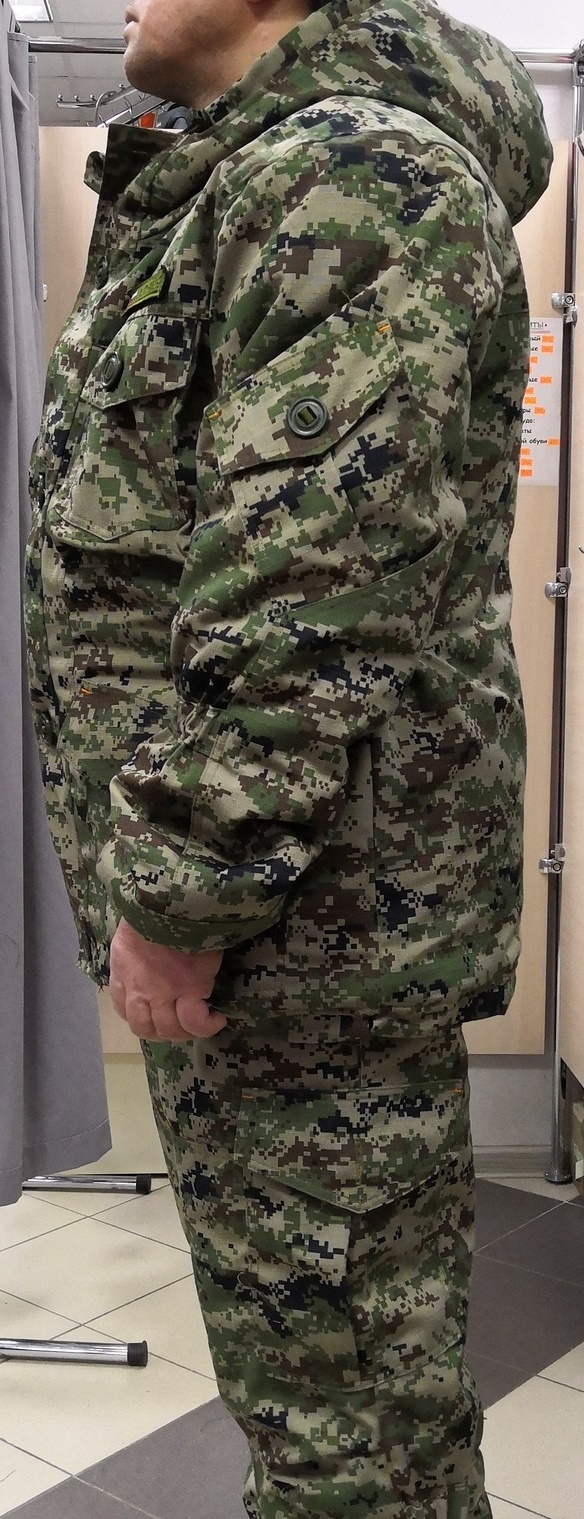 Костюм арт.4911 «Горка Пиксель-Ровер» Премиум класс, зима, армированная ткань+термофин+термофольга