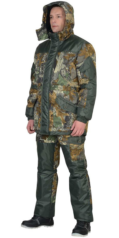Костюм камуфлированный «Горка Тёмный лес» кмф, арт. 5621, куртка+брюки, зима