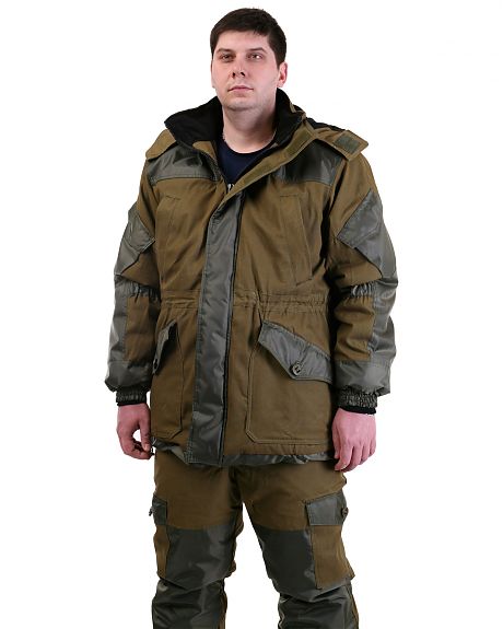 Костюм «Горка» хаки, арт. 5622, ткань палатка, куртка+брюки, зима, утеплитель: флис
