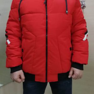 Куртка красная зимняя арт. 5539