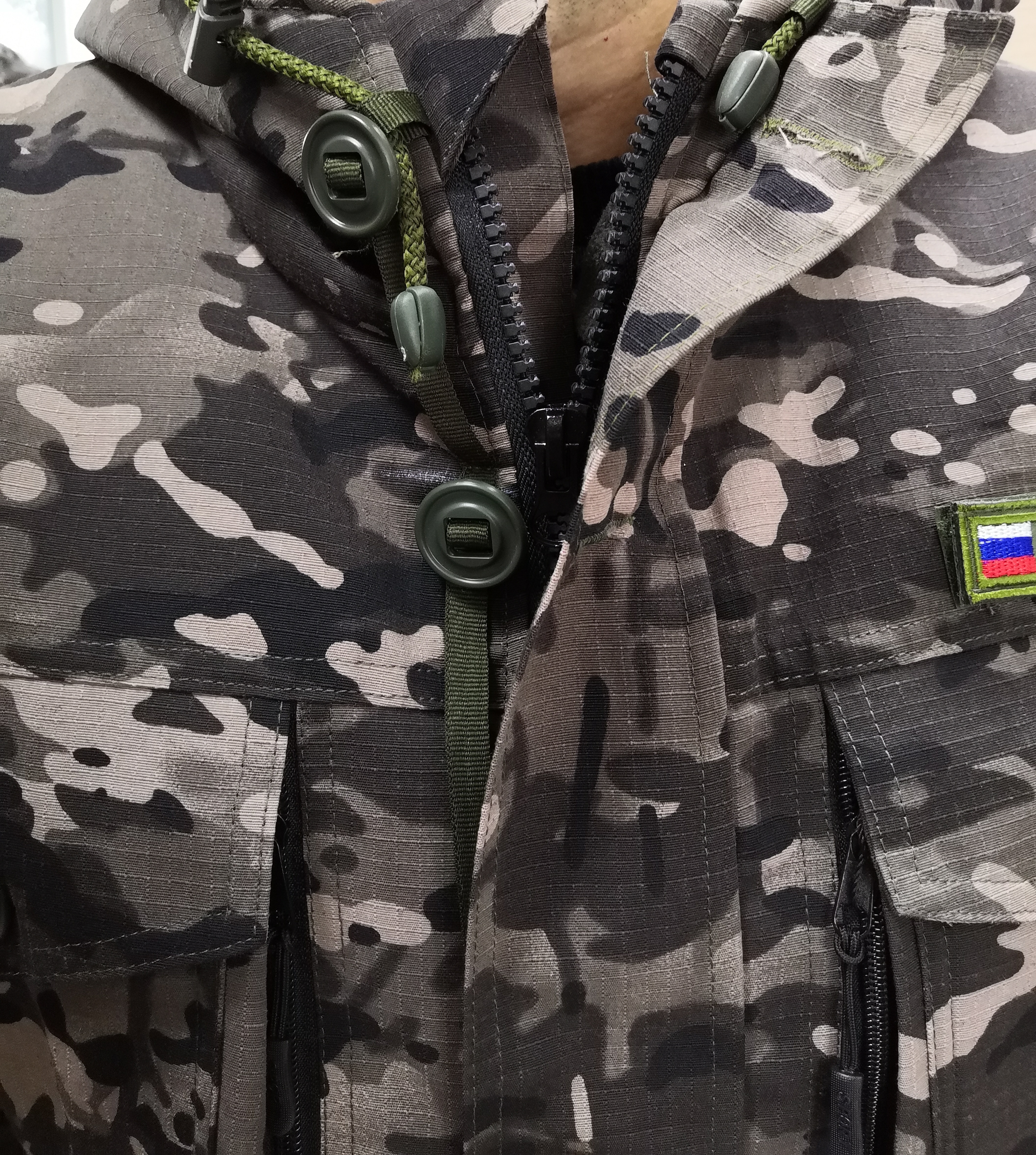 Костюм “Горка”, арт. 5589, Премиум класс, куртка+брюки, цвет коричневый кмф, армированная ткань+термофин+термофольга, зима