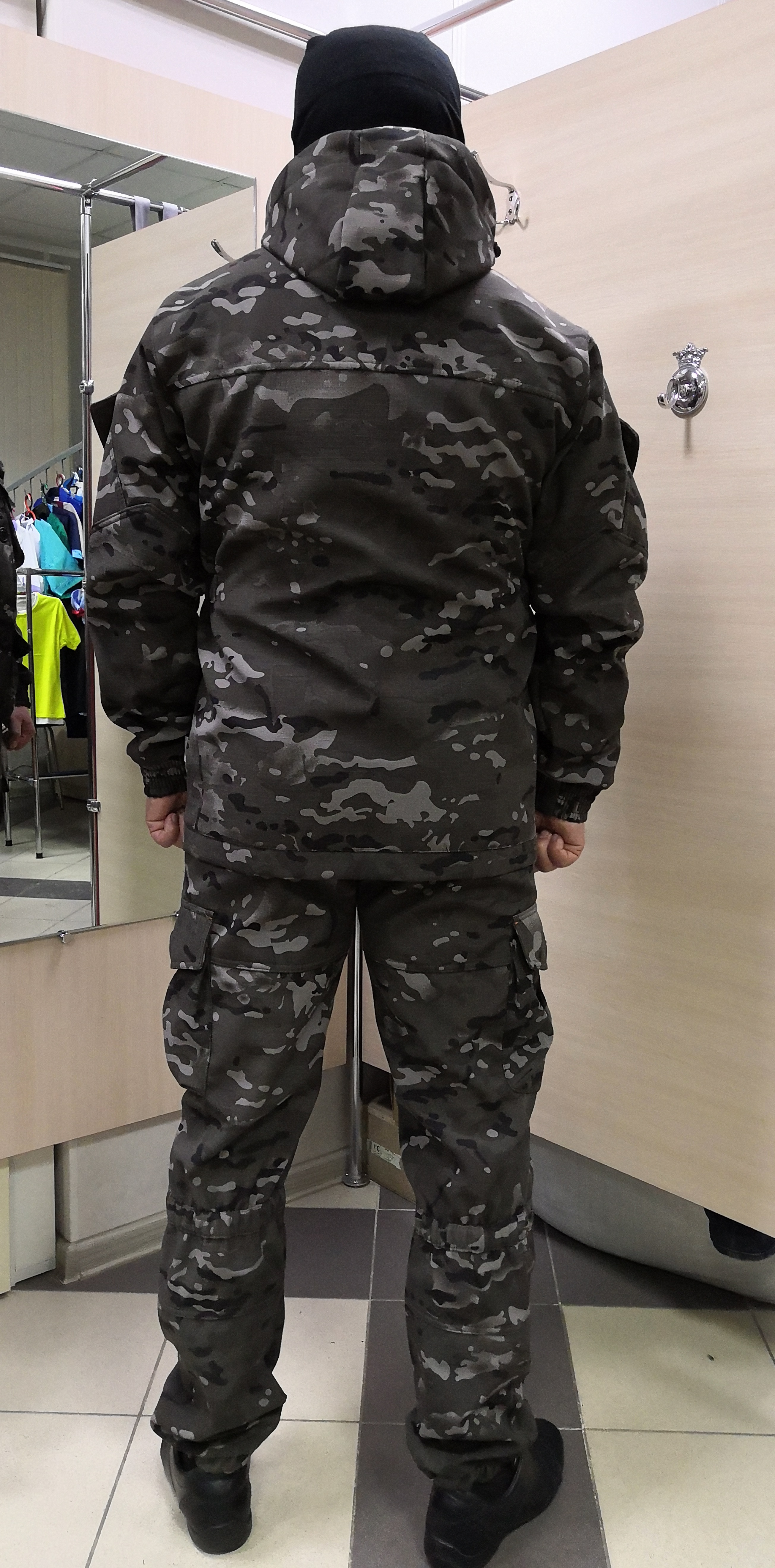 Костюм камуфлированный “Горка” арт. 5607, коричневый КМФ, Премиум, демисезон, армированная ткань, утеплитель: термофлис