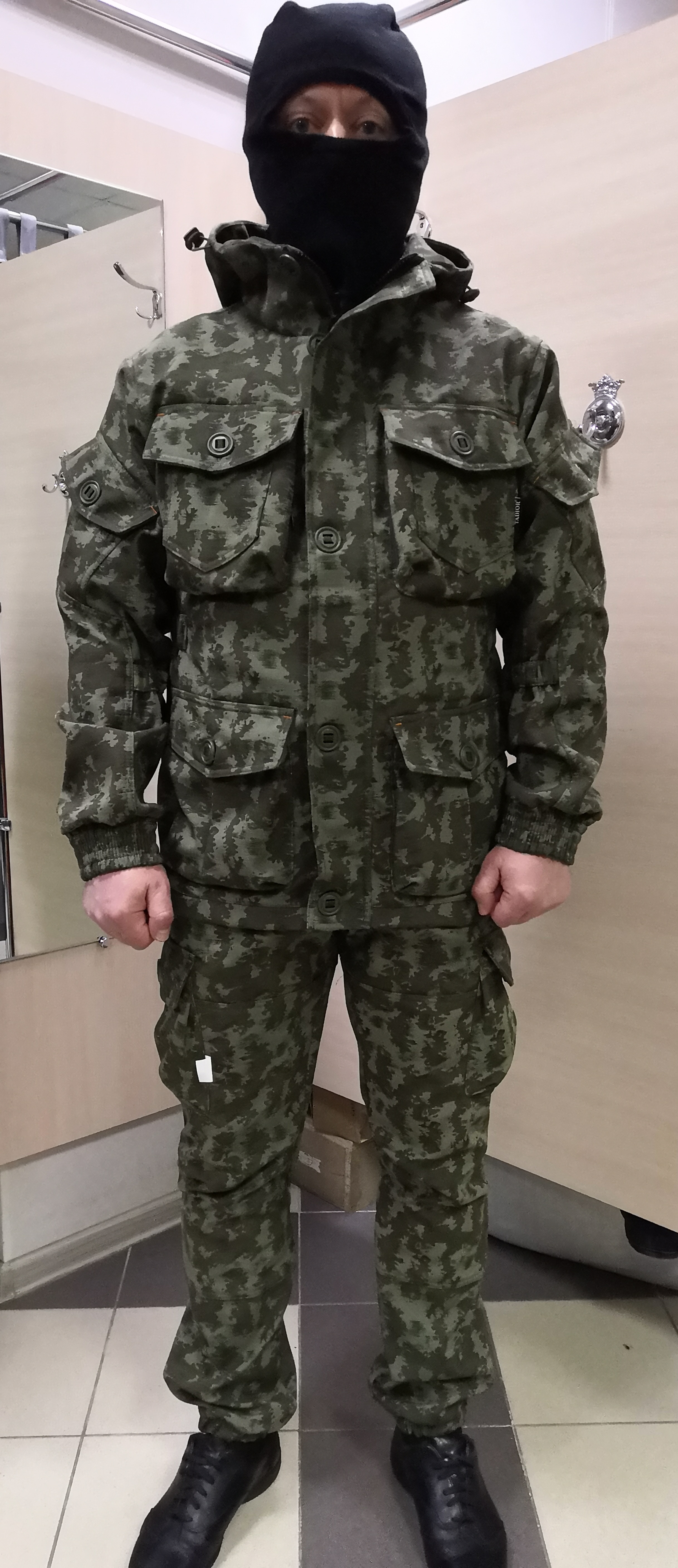 Костюм камуфлированный «Горка» арт. 5603, болотный КМФ, Премиум, демисезон, армированная ткань, утеплитель: термофлис