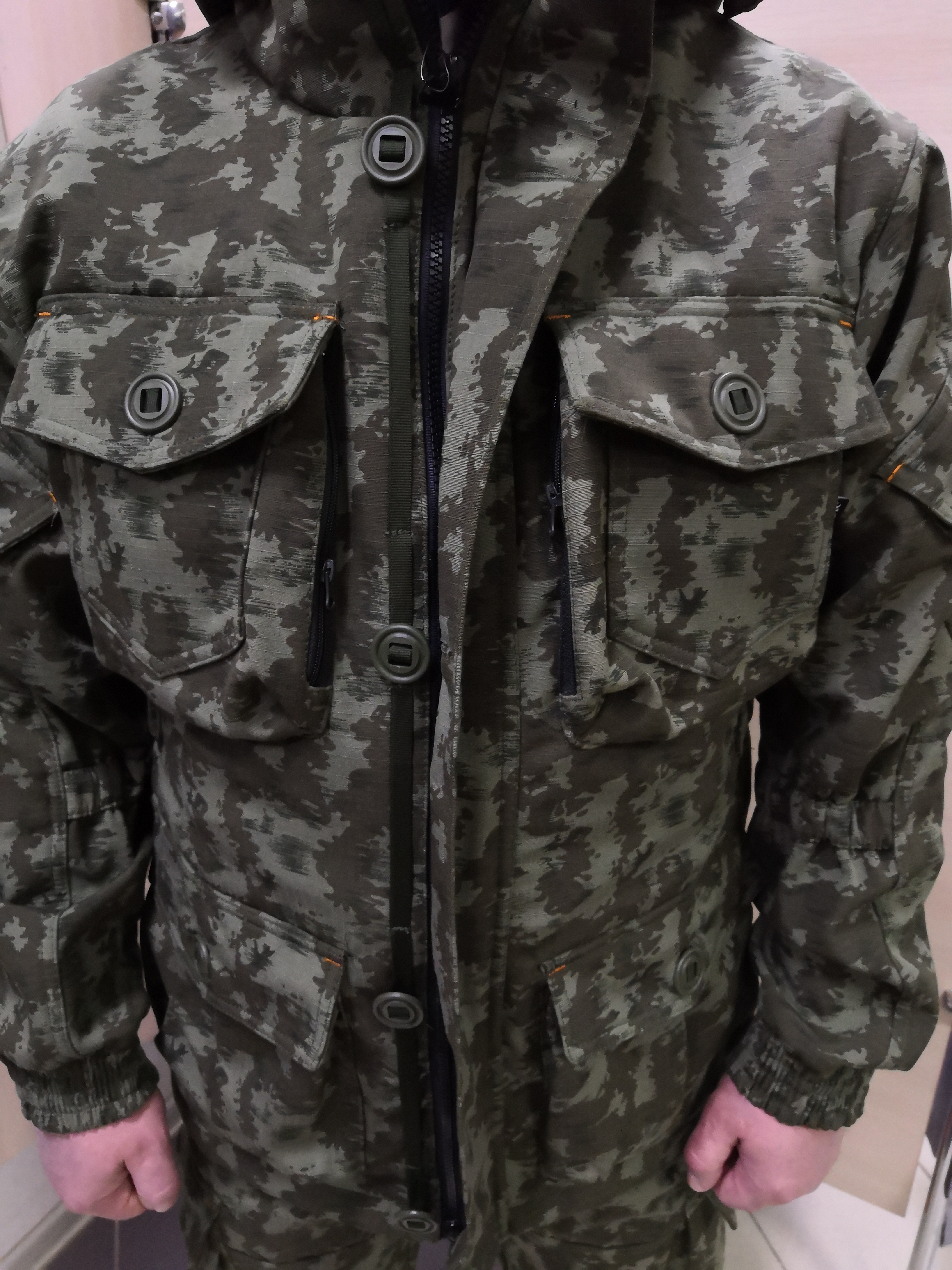 Костюм камуфлированный «Горка» арт. 5603, болотный КМФ, Премиум, демисезон, армированная ткань, утеплитель: термофлис