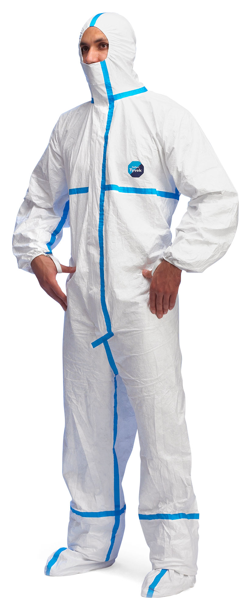 Комбинезон защитный ТАЙВЕК КЛАССИК ПЛЮС многоразовый, с носками Tyvek/DuPont
