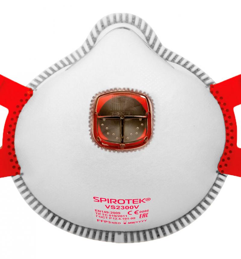 Респиратор SPIROTEK VS2300V, FFP3