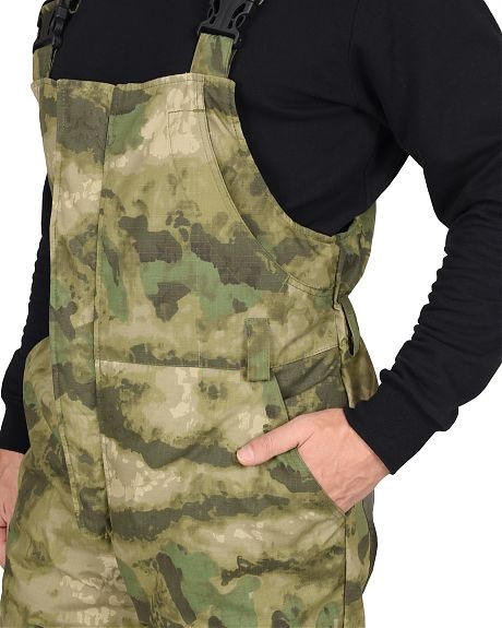 Костюм «Горка-Лес» арт. 5937 кмф зелёный, куртка+п/к, термофилл+флис, рип-стоп