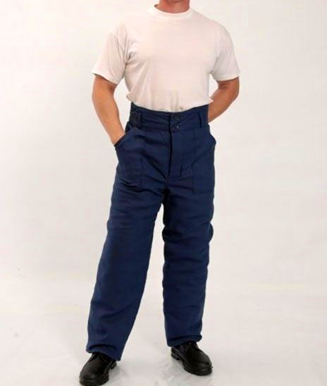брюки рабочие смесовые зимние Брюки рабочие утеплённые, ткань смесовая