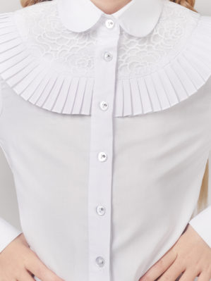 Блузка школьная белая арт. 6132