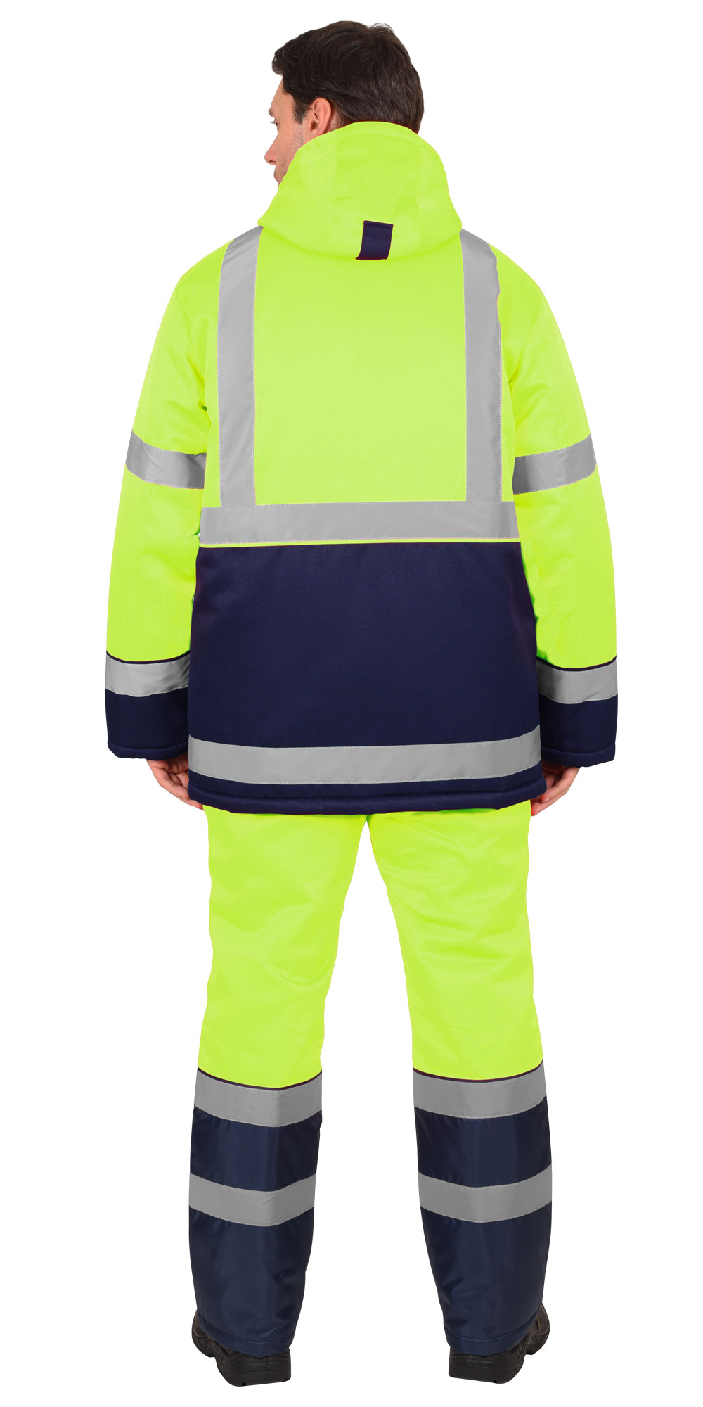 Костюм сигнальный «Неон» утеплённый, куртка+п/к