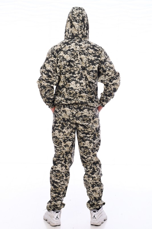 Костюм кмф серый пиксель, куртка+брюки, на молнии, 100% хлопок