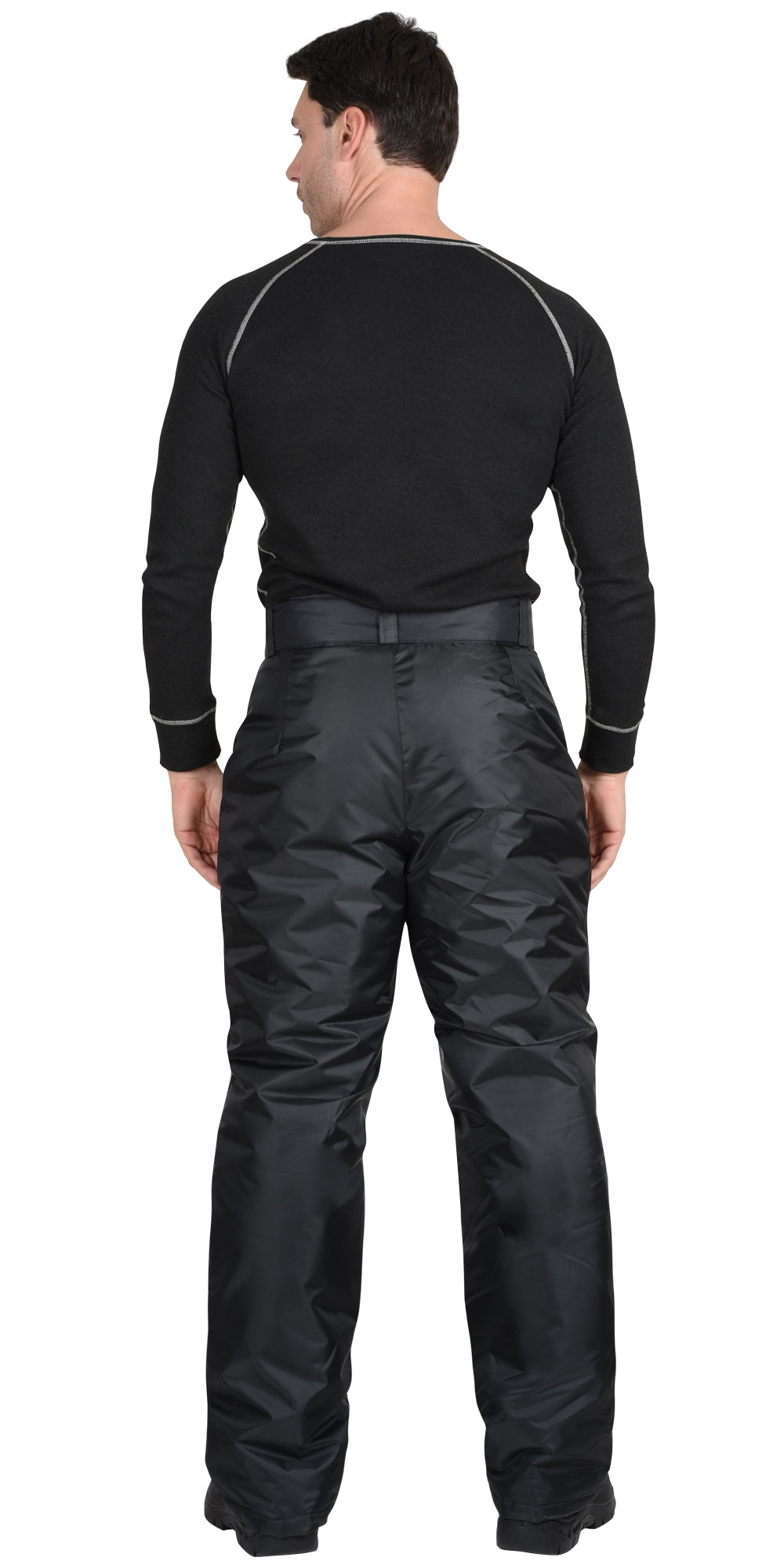 Костюм утеплённый тёмно-синий с васильковым, куртка+полукомбинезон (80% хб, антистатическая нить)