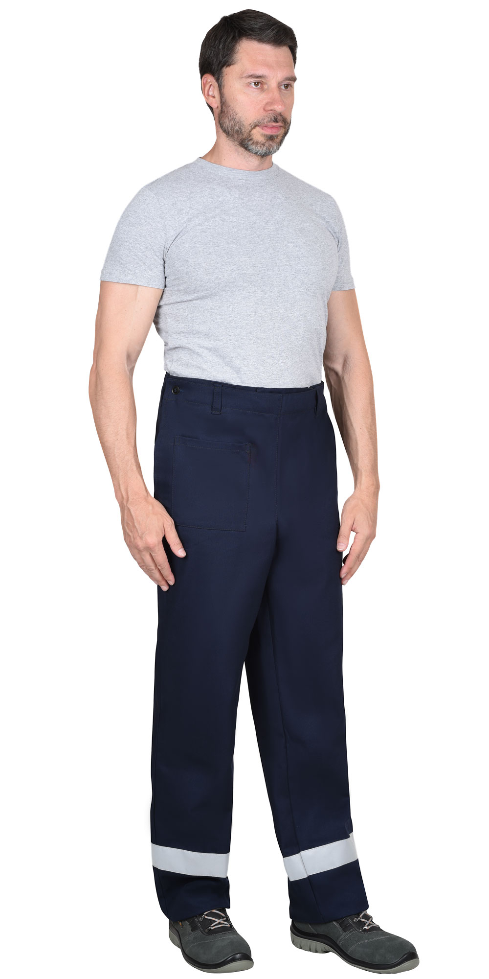 Костюм сварщика «Геркулес» летний (куртка+брюки) темно-синий