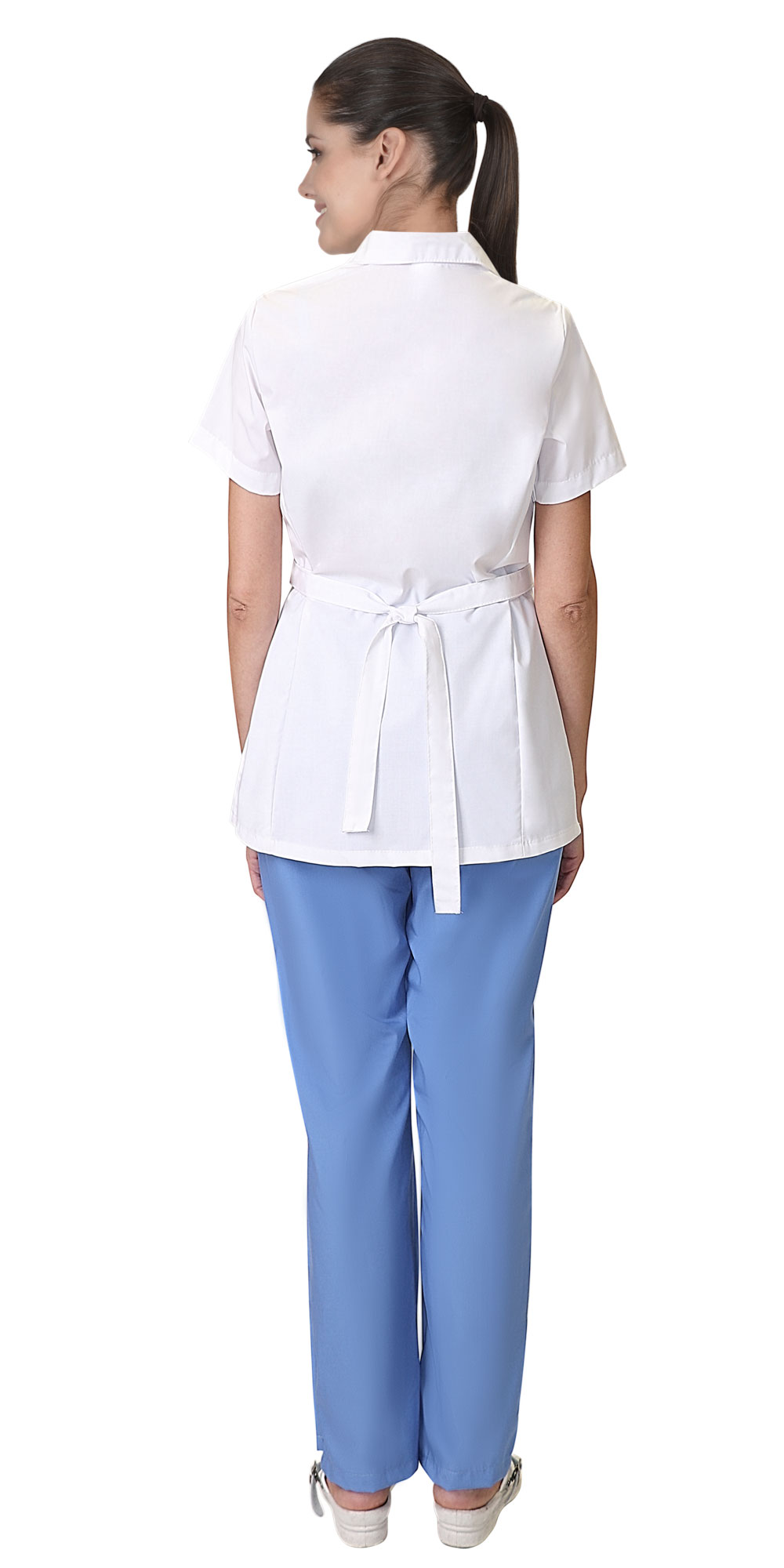 Костюм «Деметра» белый с голубым