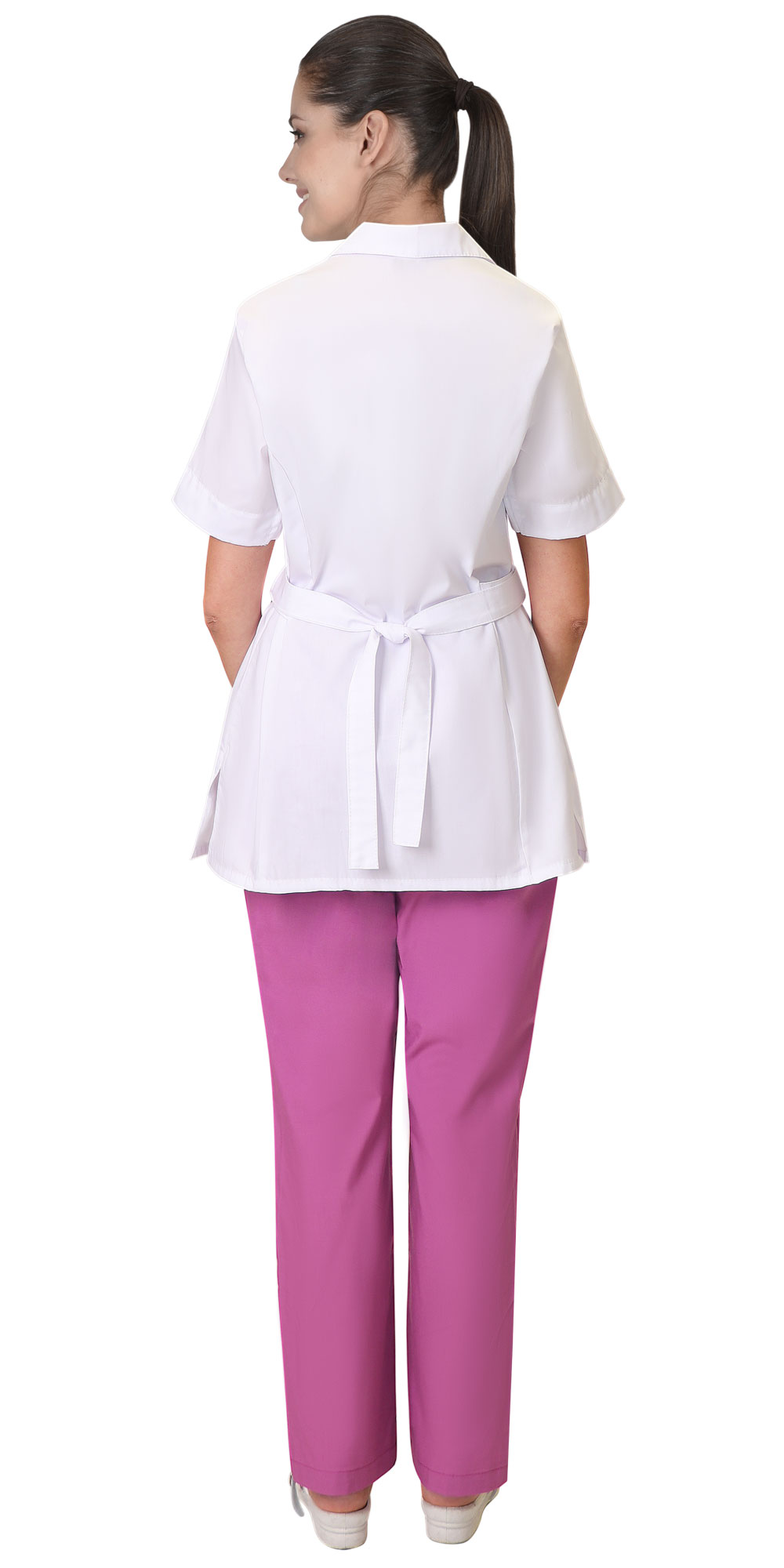 Костюм «Деметра» белый с розовым