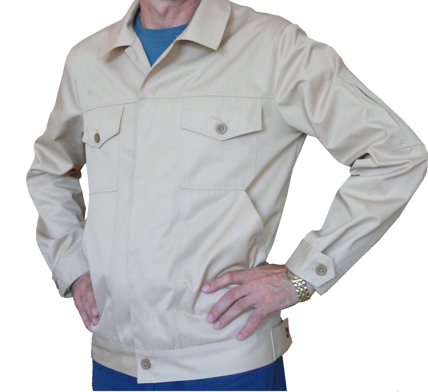 Куртка «Стройотряд» (бойцовка, целинка, куртка студотряда), 100% хлопок, ткань «палатка»