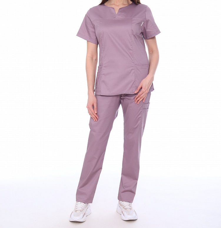 Костюм медицинский хирургический женский «Сакура», ткань спандекс (60% хлопок)