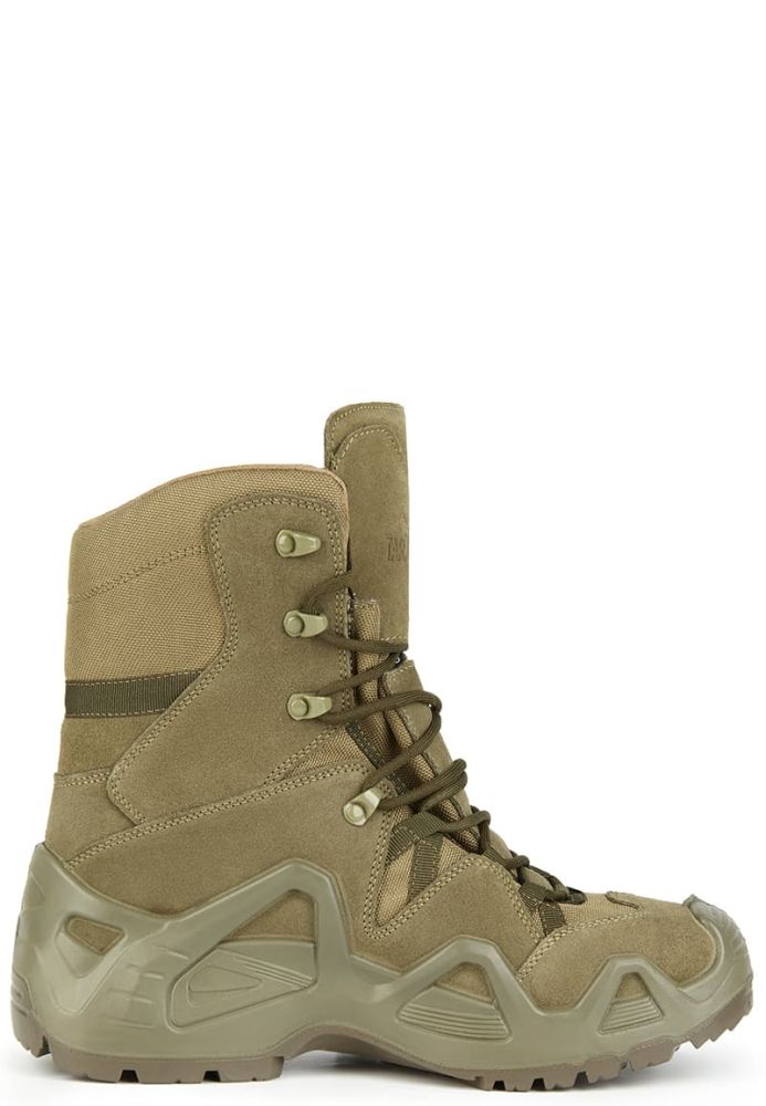берцы гектор хаки_ Берцы тактические «Гектор» хаки (оливковые), нат. замша + кордура, двухслойная подошва