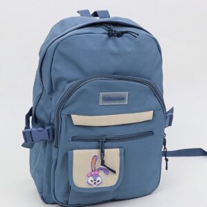 Рюкзак школьный голубой
