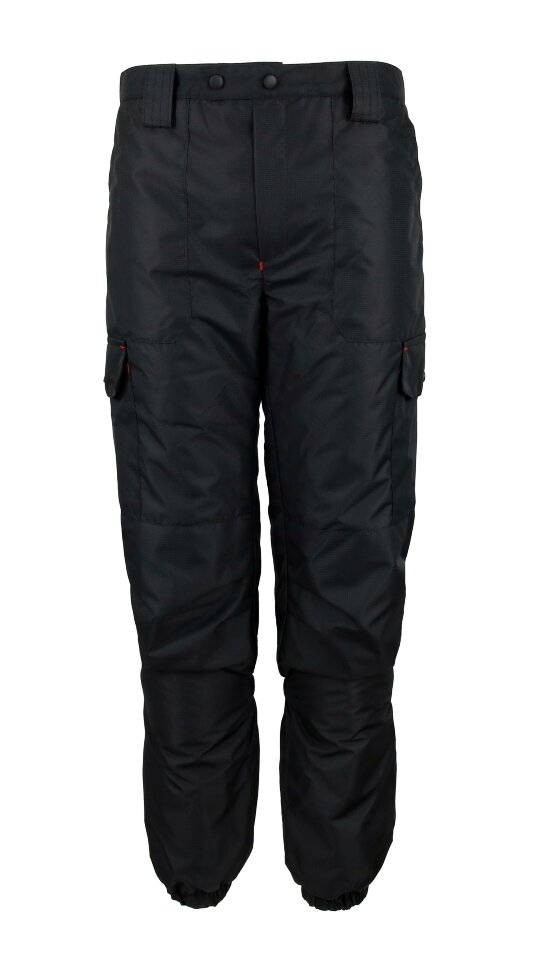 Брюки утеплённые «Титан» чёрные, таслан, термостёжка, тинсулейт