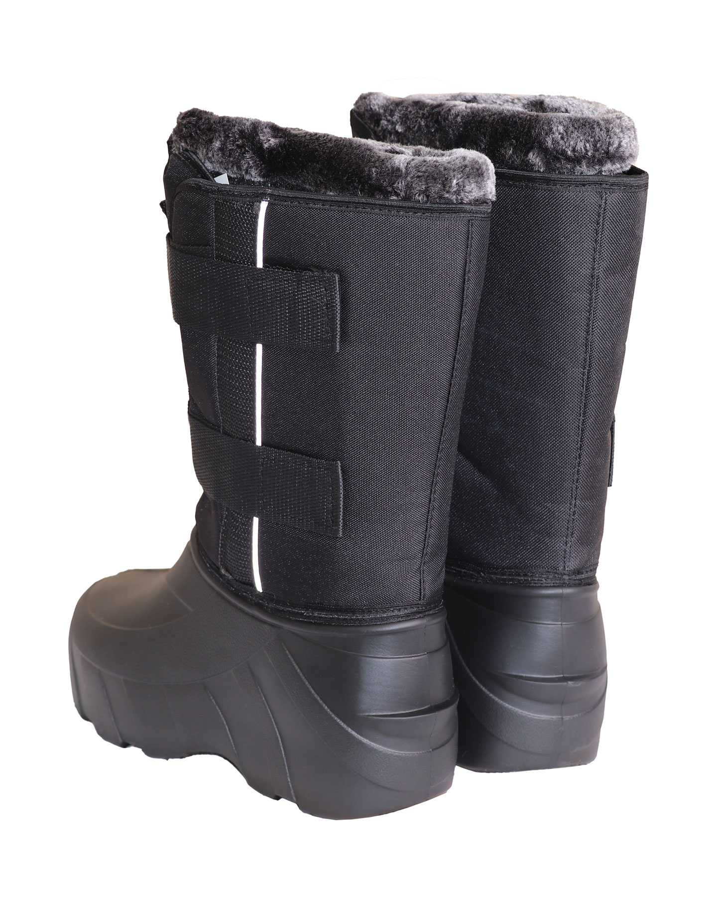 Бахилы (сноубутсы) мужские чёрные из ЭВА (до -50С) с чулком