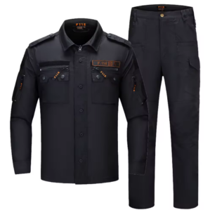 Костюм тактический ACU (АКУ) арт. 7391 чёрный (рубашка+брюки)