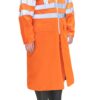 Плащ сигнальный влагозащитный оранжевый с СОП